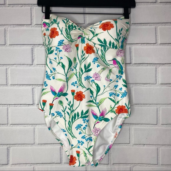 Kate Spade strapless one piece swimsuit size medium - Picture 4 of 9